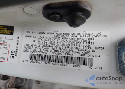 2006 Toyota Tacoma Base V6 from USA, damaged, VIN 5TEMU52N76Z157903